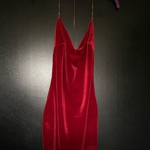 Fashion Nova Red Bodycon Dress